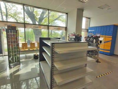 Store and warehouse shelving equipment installation to company "Latvijas Pasts"