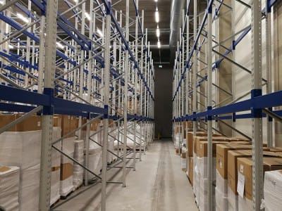 Warehouse in Estonia - assembled warehouse shelving systems - VVN.LV. 3